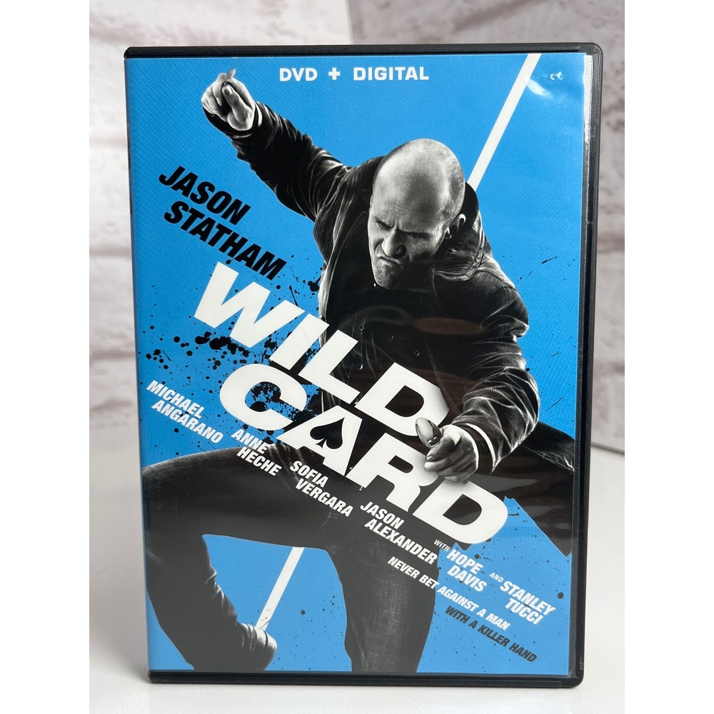 Wild Card DVD Jason Statham Sofia Vergara Action Thriller Movie with Slipcover